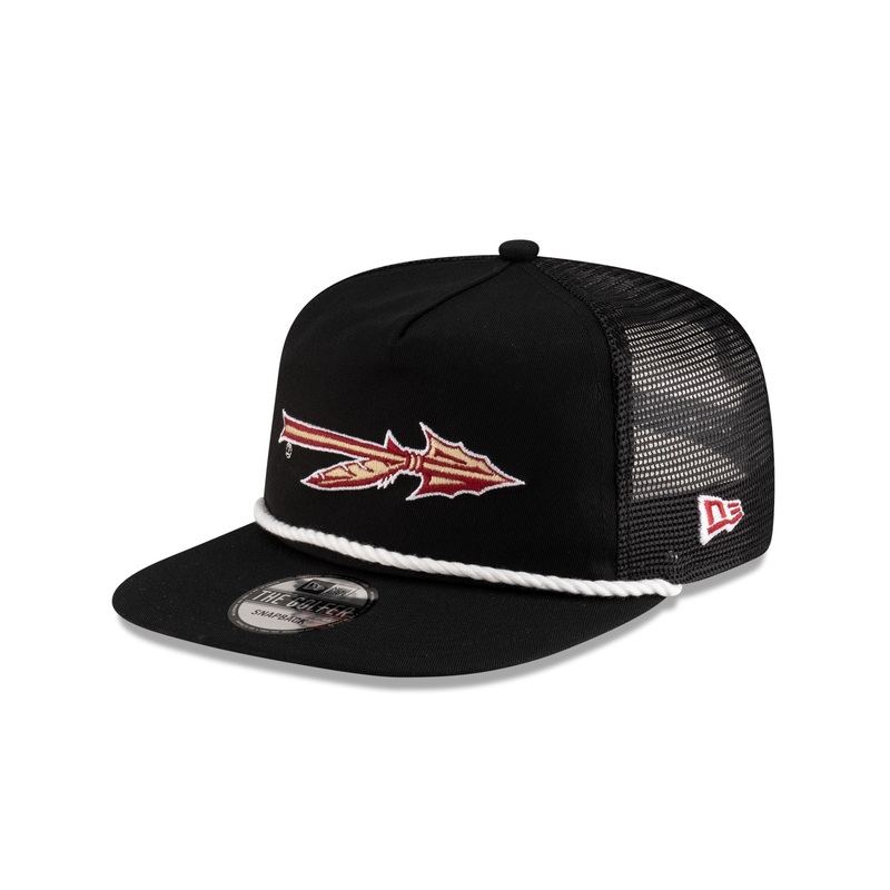 Florida State Seminoles Black Golfer Trucker
