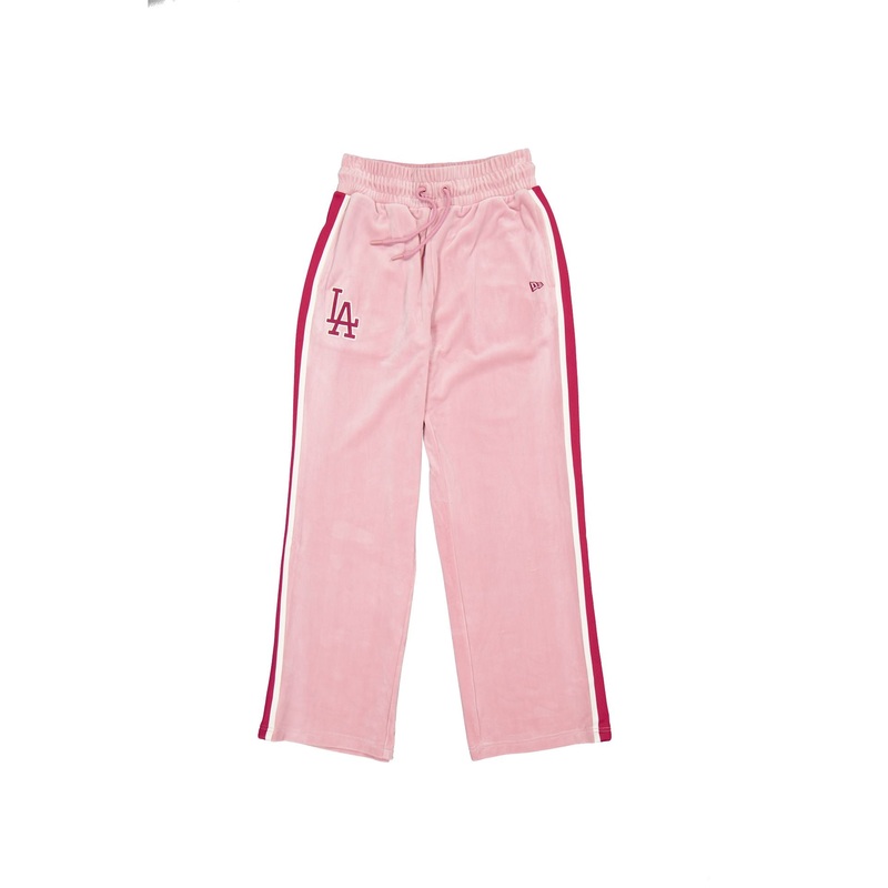 Los Angeles Dodgers Women’s Cosmetic Pink Velour Track Pants