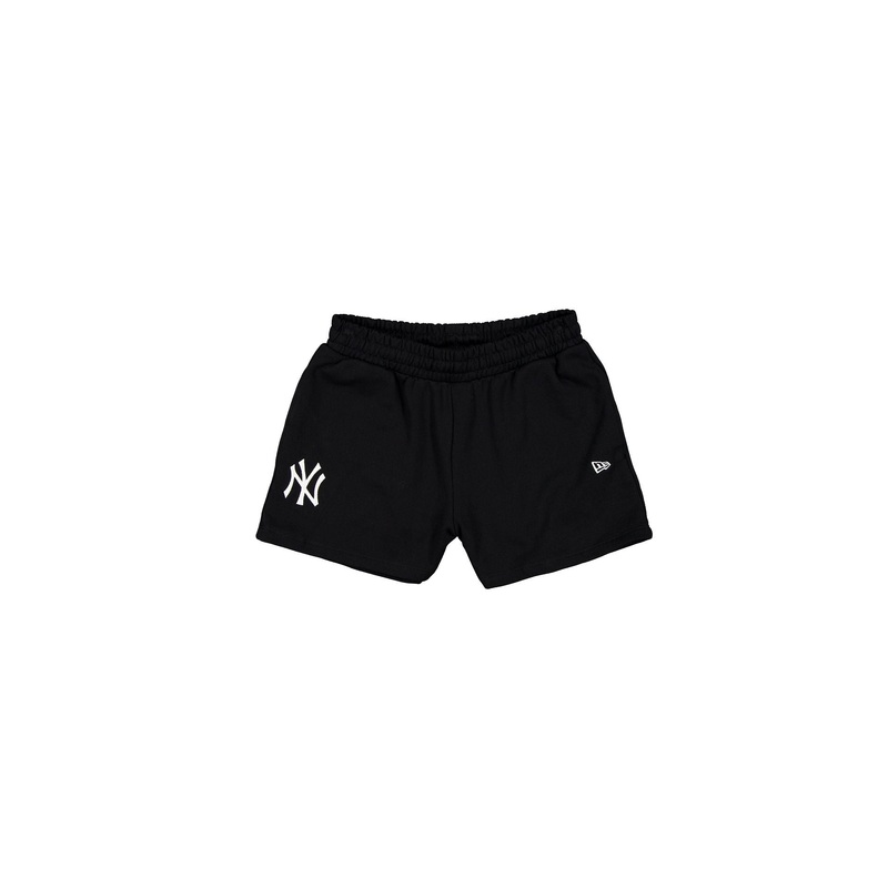 New York Yankees Women’s High Waisted Black Shorts