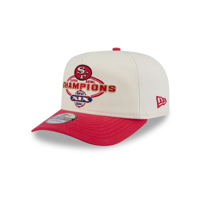 San Francisco 49ers Chrome White Champions Golfer Hat