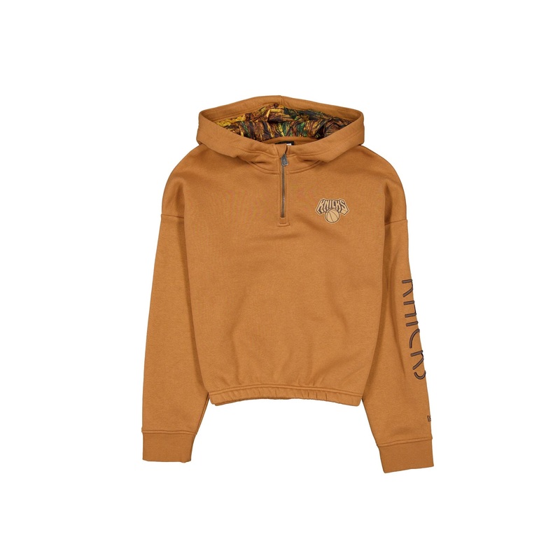 New York Knicks 2025 All-Star Game Victory Grove Women’s Light Bronze Hoodie