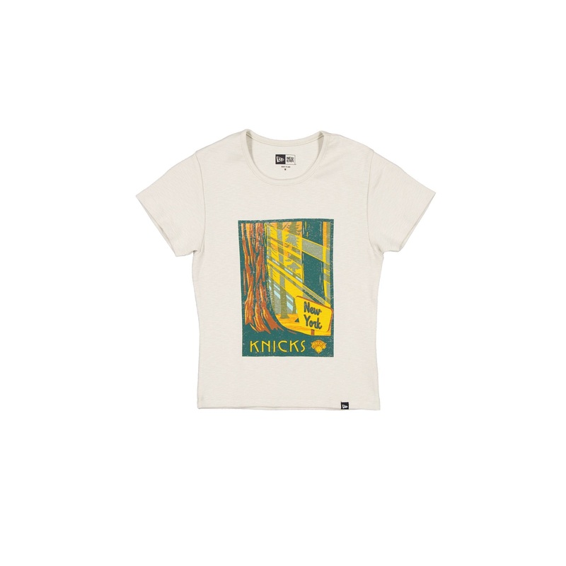 New York Knicks 2025 All-Star Game Victory Grove Women’s Stone T-Shirt