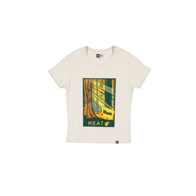 Miami Heat 2025 All-Star Game Victory Grove Women’s Stone T-Shirt